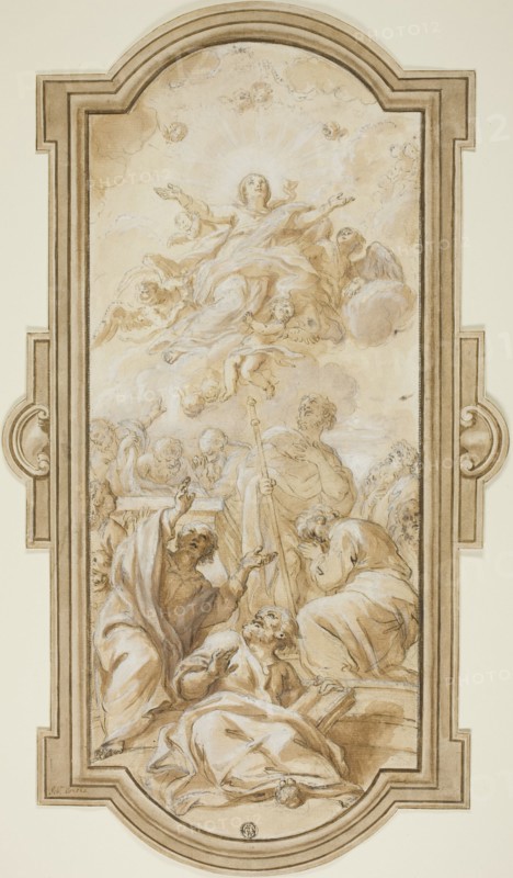 Assumption of the Virgin, n.d. Creators: Giacinto Calandrucci, Virgin Mary.