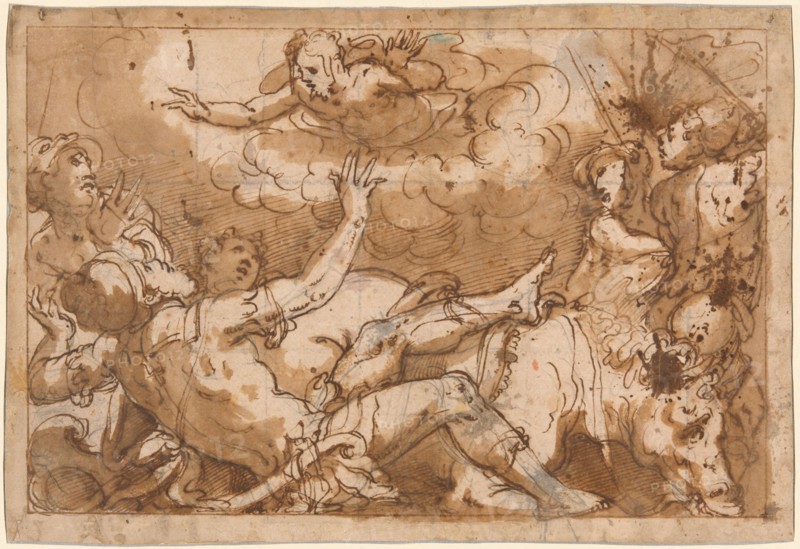 The Conversion of Saint Paul, 1554. Creator: Giorgio Vasari.