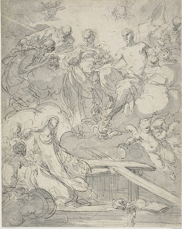 Stigmatization of Santa Maria Maddalena de' Pazzi, 1750/1760. Creator: Giovanni Domenico Ferretti da Imola.