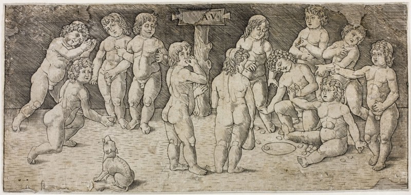 Twelve Cupids Playing, c.1477. Creator: Giovan Pietro Birago.