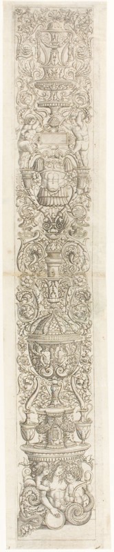 Nereid Ridden by Two Children, plate six of Twelve Ornament Panels, 1505/15. Creator: Giovan Pietro Birago.