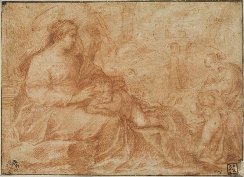 Rest on the Flight Into Egypt, n.d. Creator: Giulio Cesare Procaccini.
