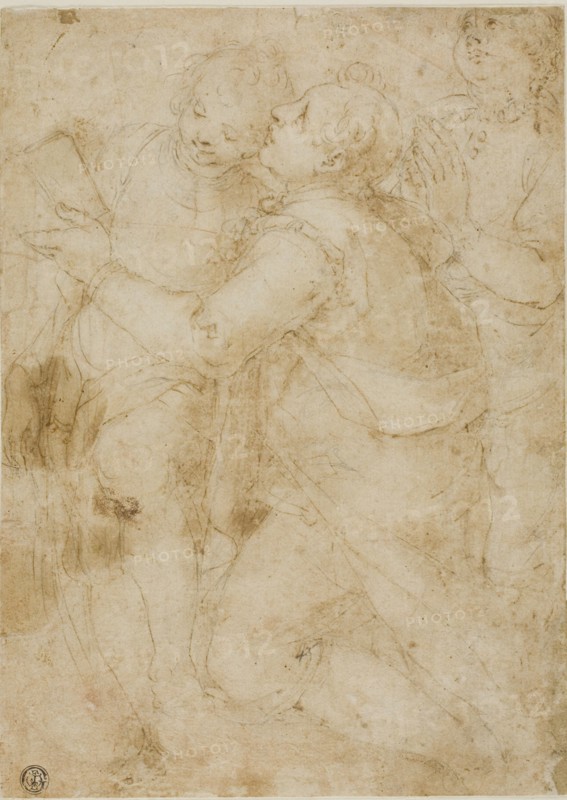 Three Youths in Prayer, n.d. Creators: Guglielmo Caccia, Orazio Samacchini, Dionisio Calvaert, Jacopo Bassano il vecchio.