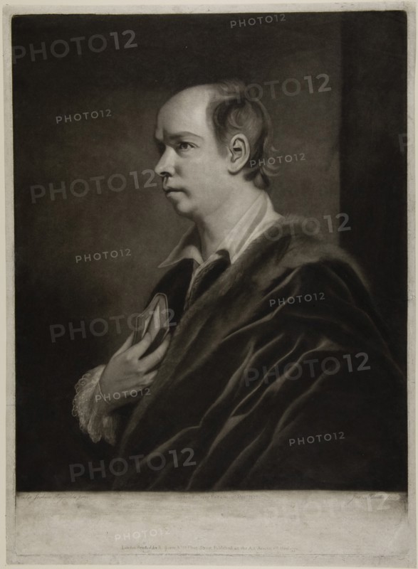 Oliver Goldsmith, n.d. Creator: Joseph Marchi.