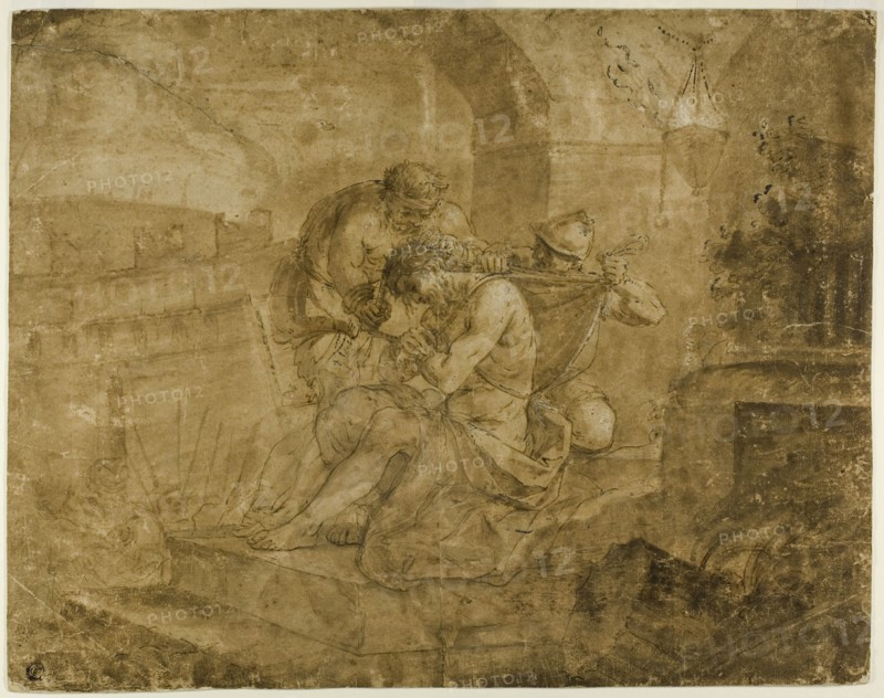 Christ Stripped of His Garments, n.d. Creators: Lorenzo Garbieri, Jesus Christ.