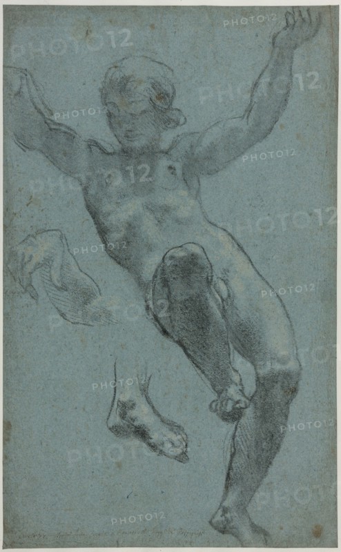 Study of a Youth for the Loggia of Cupid and Psyche, 1611/13. Creator: Ludovico Cardi.
