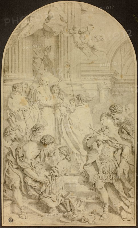 Ceremony in Church, n.d. Creators: Marie-Felice Subleyras-Tibaldi, Francisco de Zurbaran.