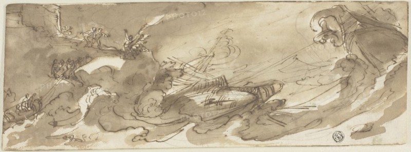 Shipwreck, n.d. Creator: Filippo Napoletano.