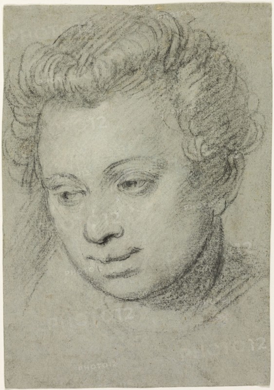 Head of a Woman, c.1575. Creator: Paolo Veronese.