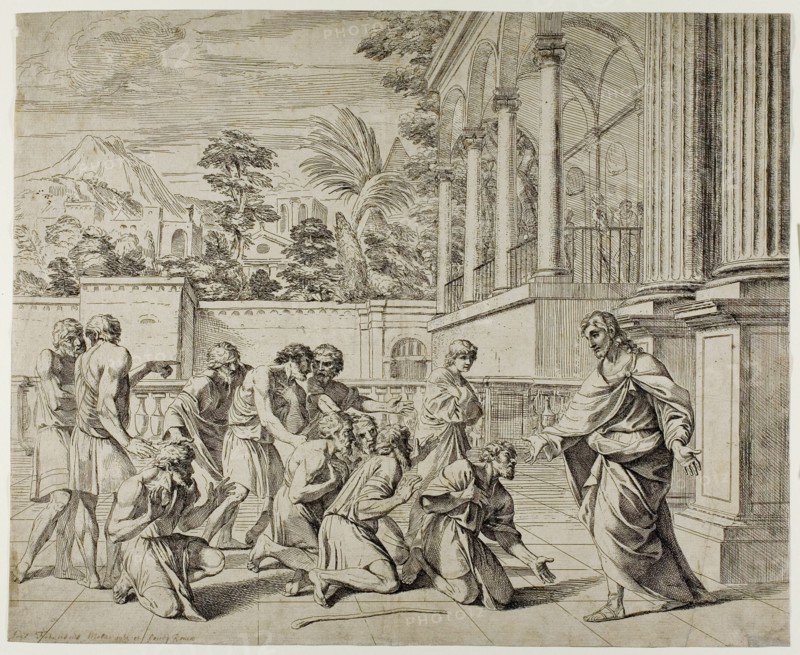 Joseph and his Brethren, c.1657. Creator: Pier Francesco Mola.