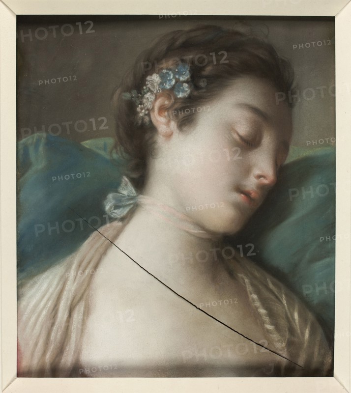 Sleeping Girl, c.1750. Creator: Pietro Rotari.