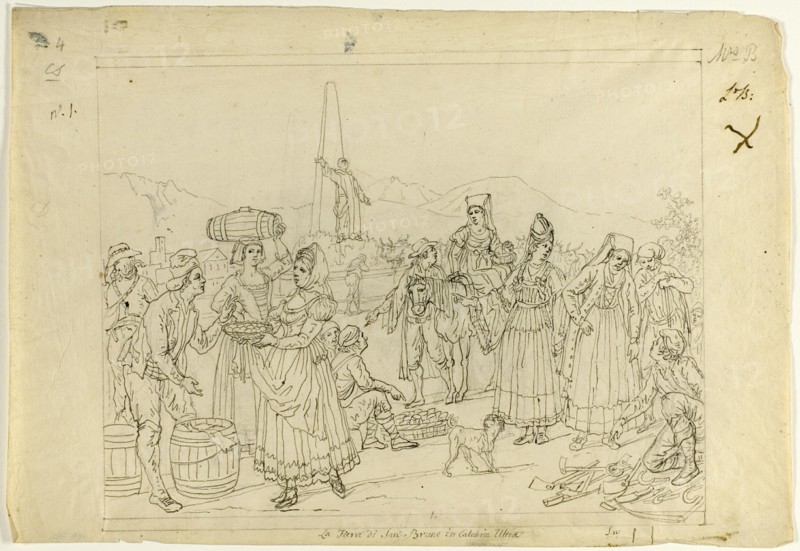 Market Scene, n.d. Creator: Saverio della Gatta.