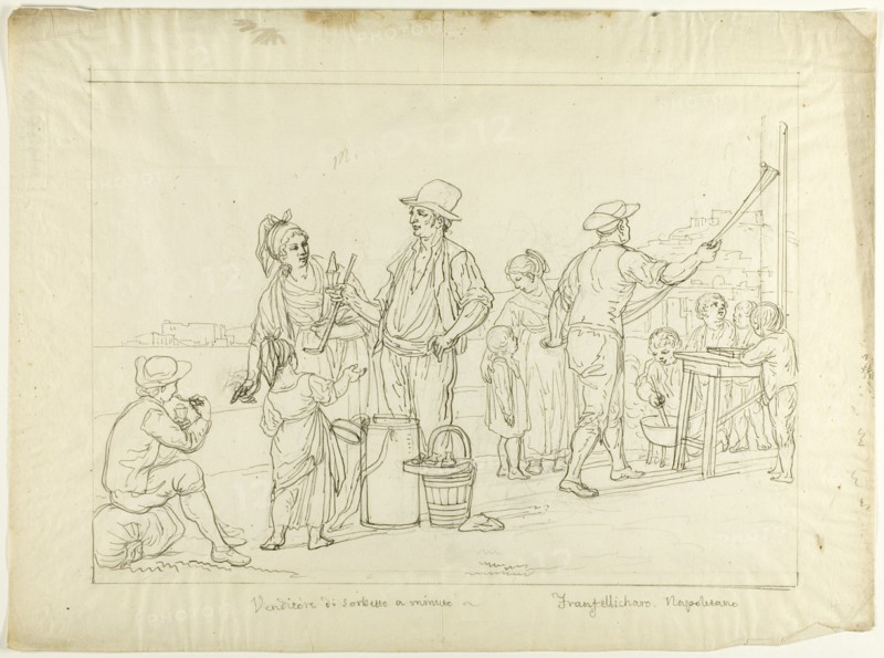 Vendors of Gelati and Caramelle, n.d. Creator: Saverio della Gatta.