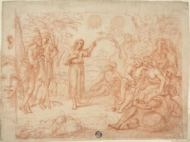 Joseph Interpreting His Dream to His Brothers, n.d. Creator: School of Carlo Maratti Italian, 1625-1713.