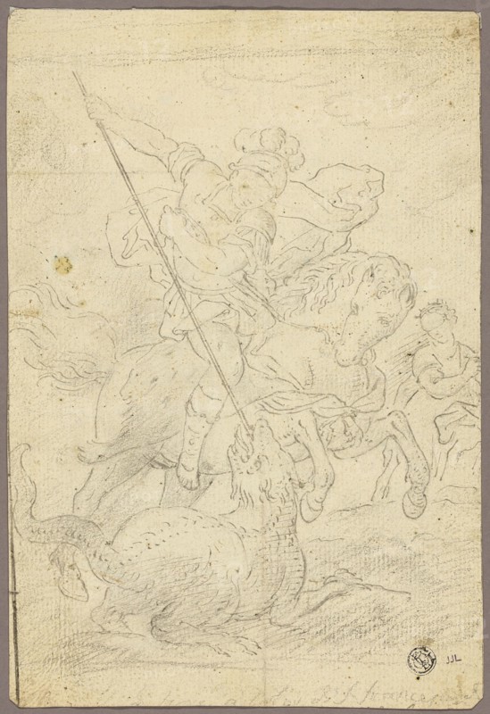 St. George and the Dragon, n.d. Creator: School or imitator of Raffaello Sanzio,.