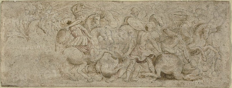 Battle Scene, n.d. Creator: Unknown.