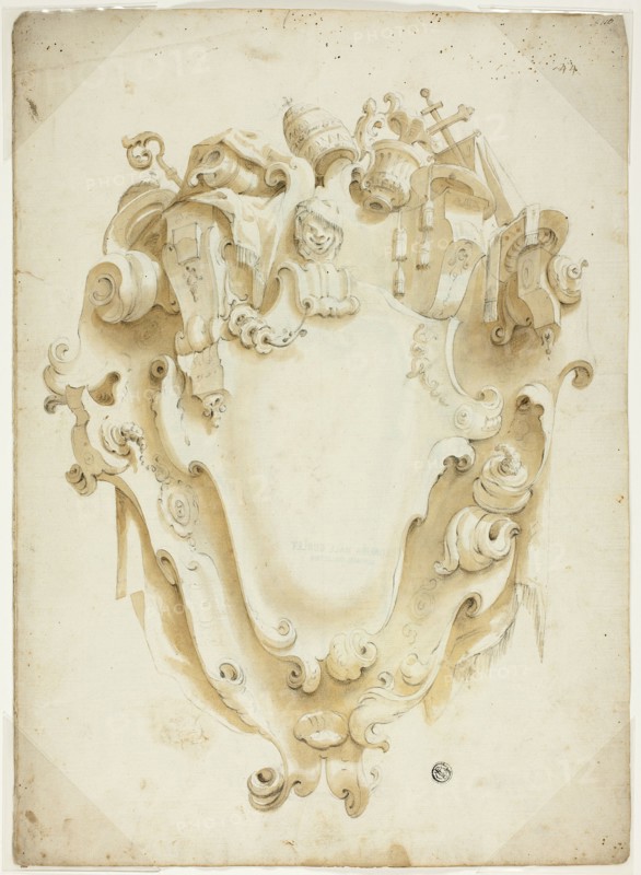 Design for Ecclesiastical Escutcheon, n.d. Creator: Unknown.