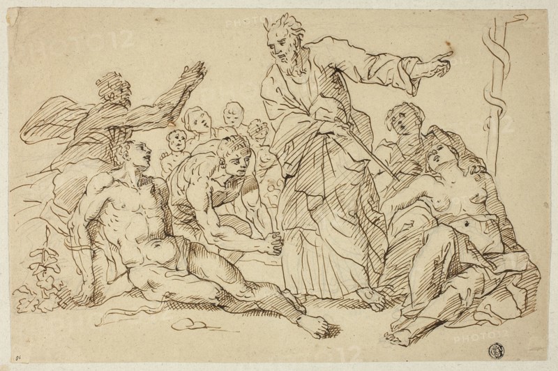 Moses and the Brazen Serpent, n.d. Creator: Unknown.