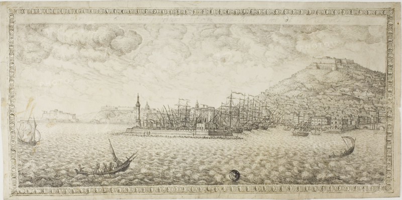 Harbor of Naples, n.d. Creator: Unknown.