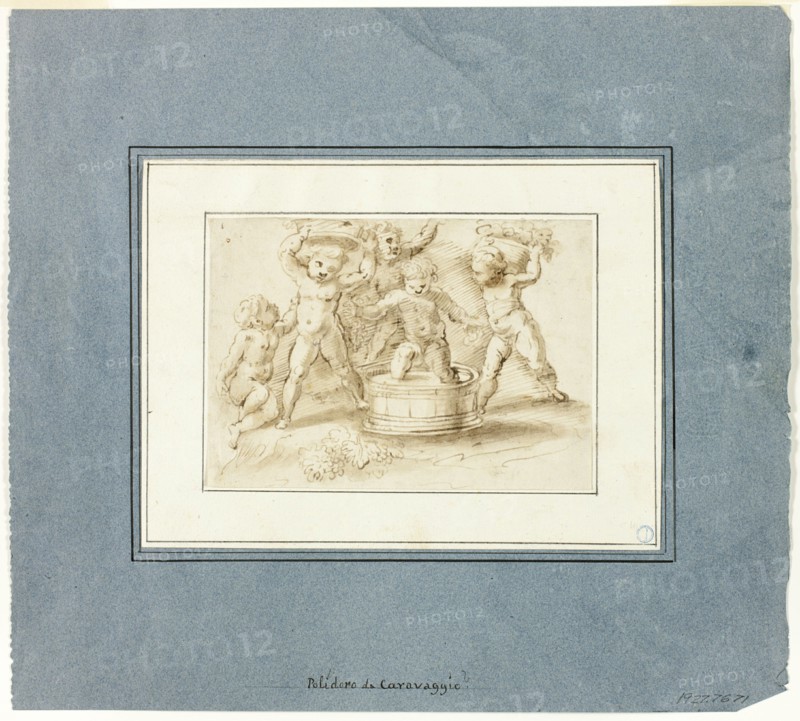 Putti Making Wine, n.d. Creator: Unknown.