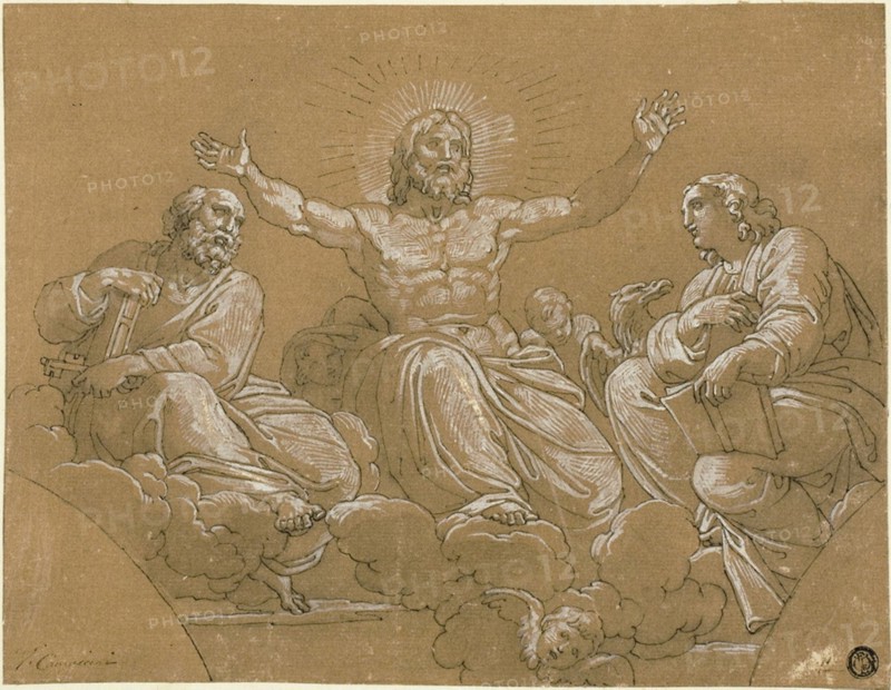 Christ in Glory with Saints, n.d. Creator: Vincenzo Camuccini.
