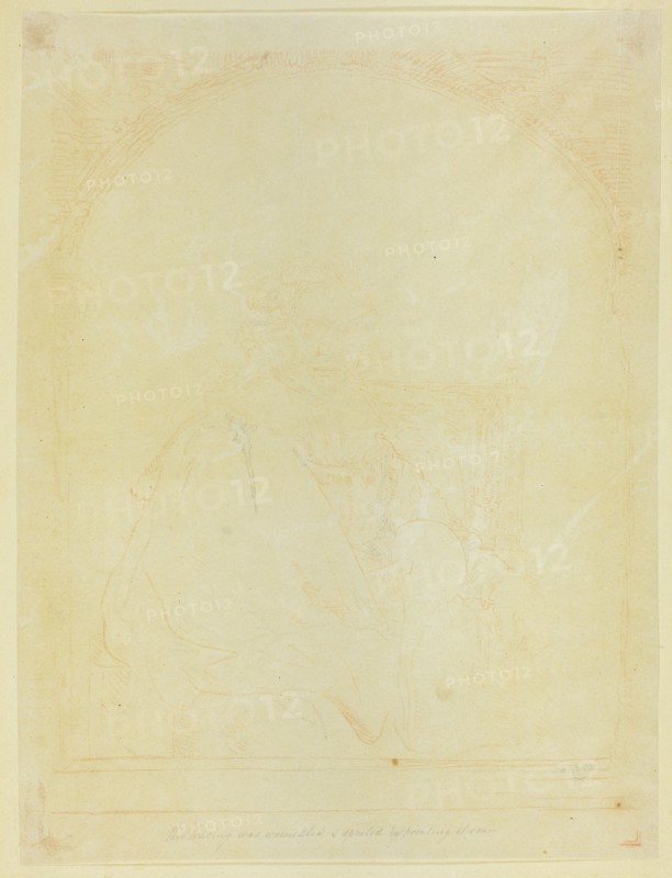 Study for Portrait of a Man in an Arm Chair, from Collection d'imitations de Dessins..., c.1821. Creator: Christian Josi.