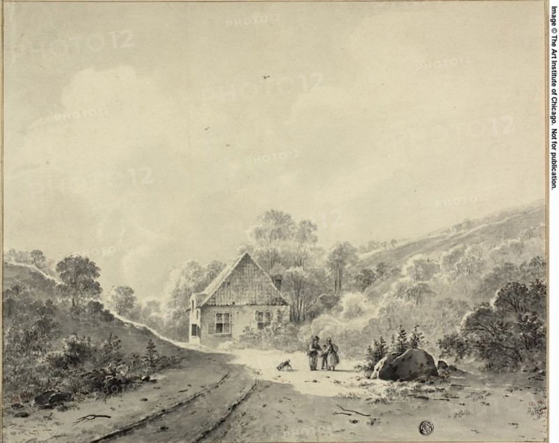 Outside of Haarlem, 1833. Creator: Jan Pieter Waterloo.