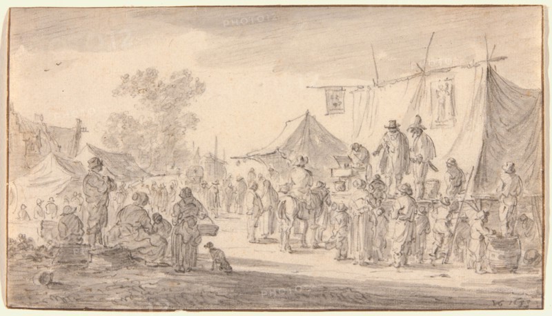 Country Fair, 1653. Creator: Jan van Goyen.