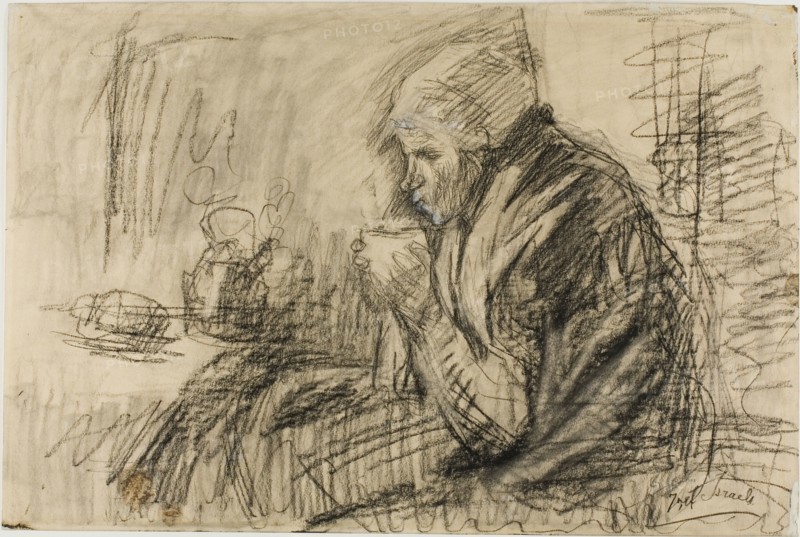 Refreshment, c.1895. Creator: Jozef Israels.