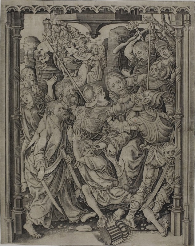 Christ Taken Captive, c.1480. Creator: Master IAM of Zwolle.