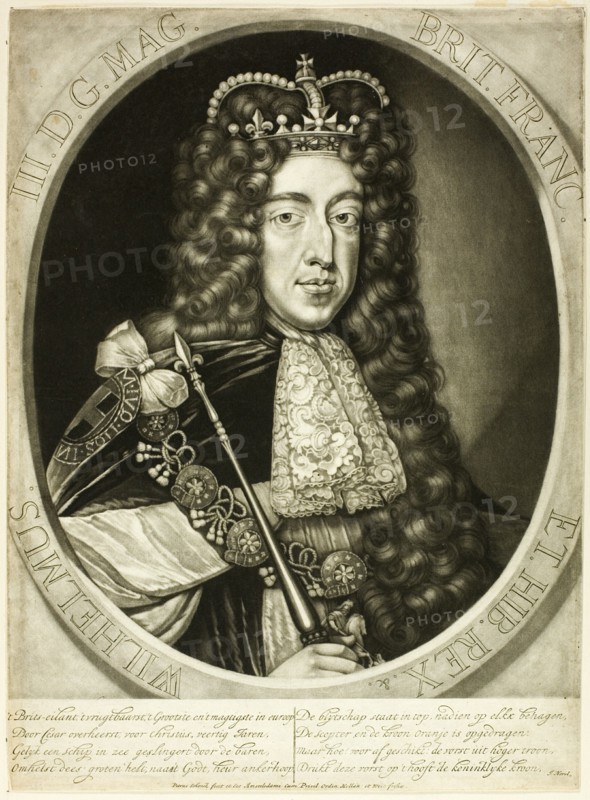William III, King of England, 1690s. Creator: Pieter Schenk.