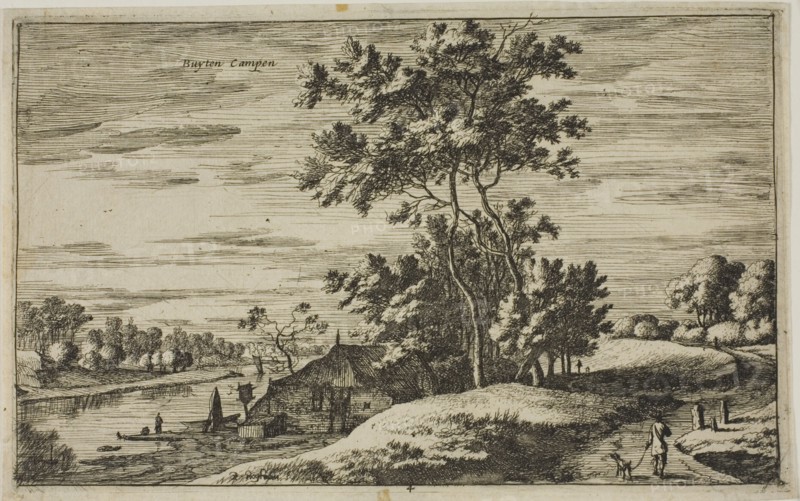 View Near Kampen, plate 4 from Views of Dutch Villages, c.1650. Creator: Roelant Roghman.