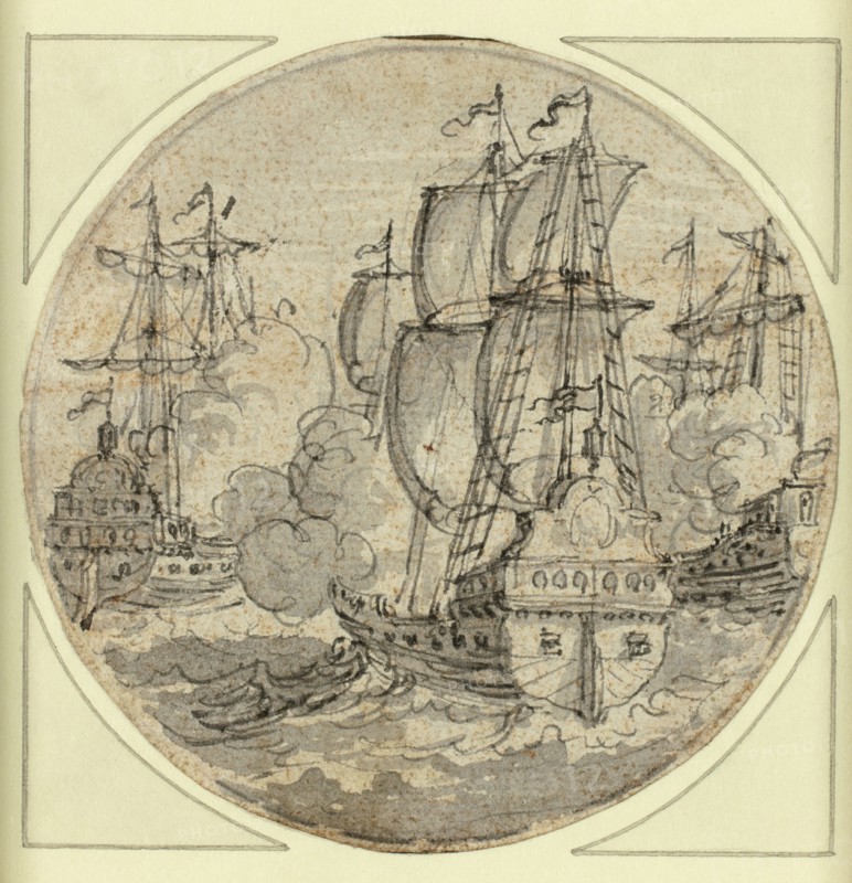 Ship at Sail, n.d. Creator: Unknown.