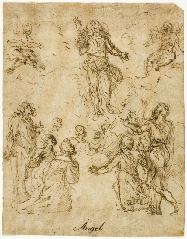 Ascension of Christ, n.d. Creator: Giulio Cesare Angeli.