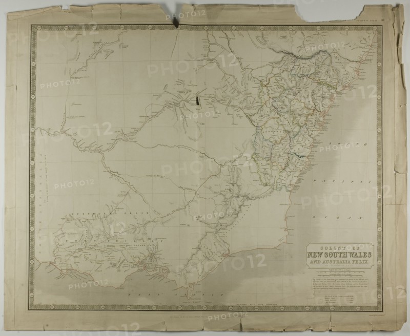 Colony of New South Wales and Australia Felix, n.d. Creator: W & AK Johnston.