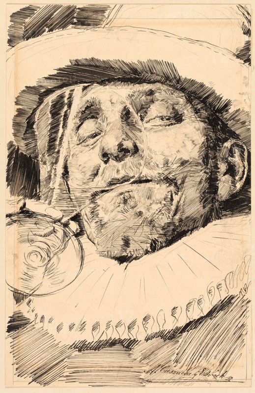 Cavalier Drinking, n.d. Creator: Antonio Casanova y Estorach.