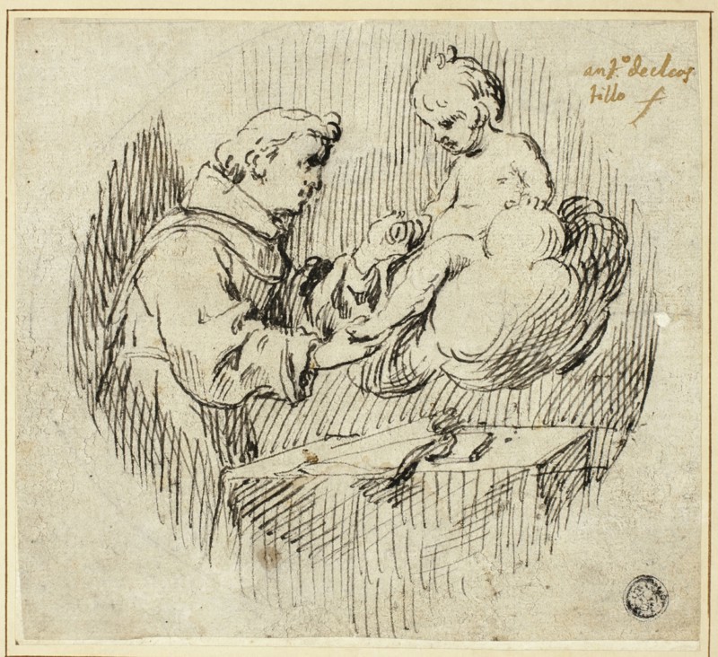 Saint Anthony of Padua with the Infant Jesus, n.d. Creator: Antonio del Castillo y Saavedra.