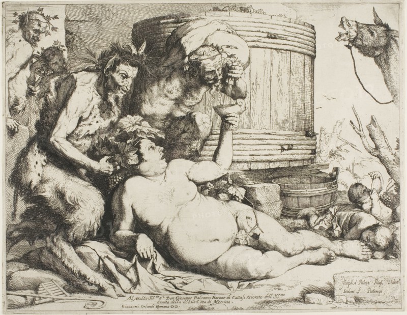 Drunken Silenus, 1628. Creator: Jusepe de Ribera.