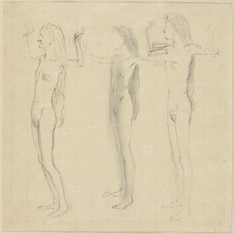 Study for Day (Truth), 1896/98. Creator: Ferdinand Hodler.