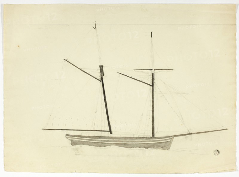 Whaler, n.d. Creator: Nicholas Pocock.