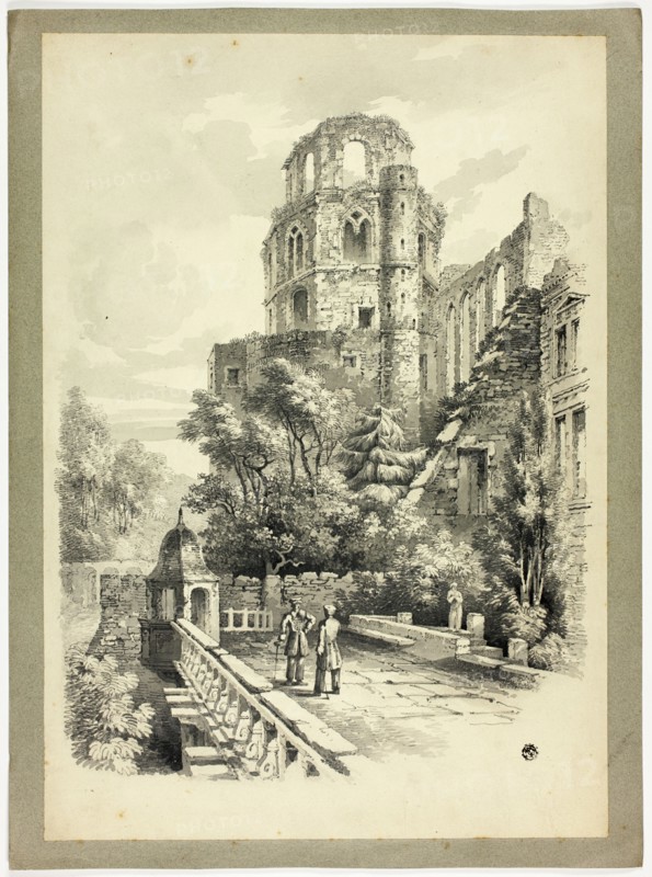 Heidelberg Castle, c.1830. Creator: Unknown.