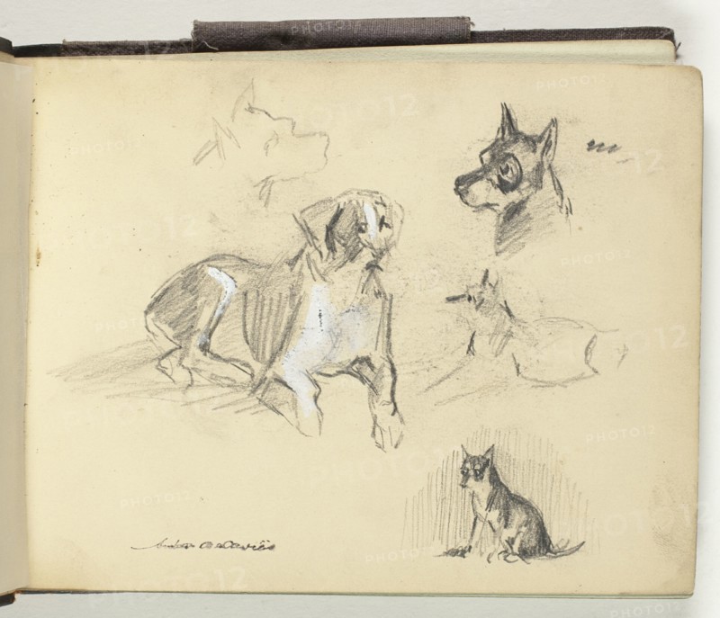 Sketchbook I, 1883. Creator: Arthur Davies.