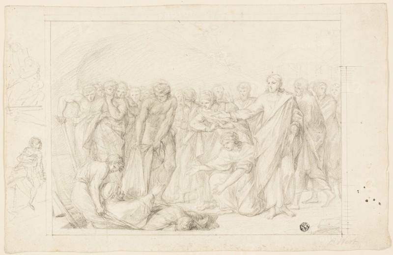 Death of Ananias, n.d. Creator: Benjamin West.