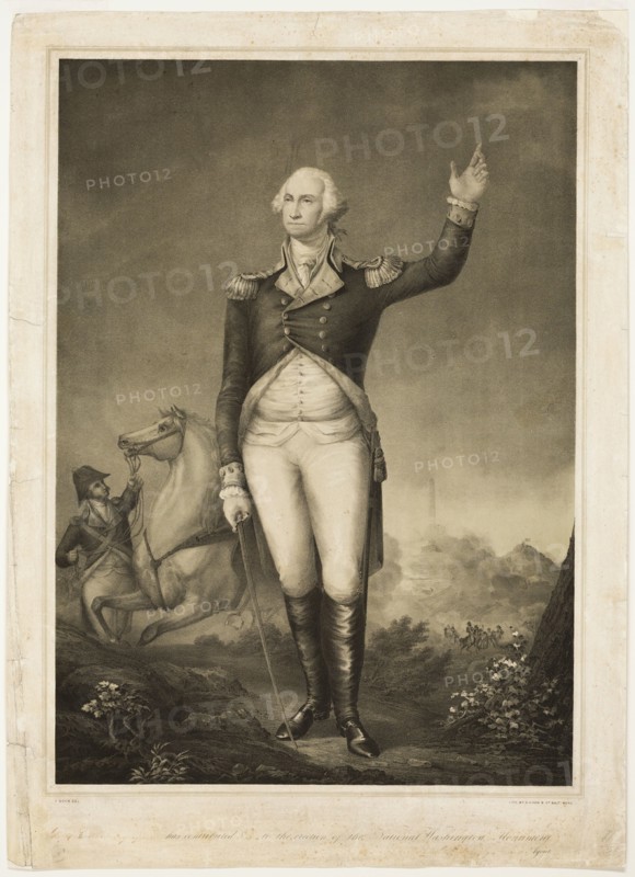 Washington Monument, 1846. Creator: August Hoen.