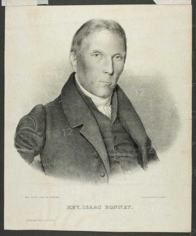 Reverend Isaac Bonney, 1826/33. Creator: Benjamin F Nutting.