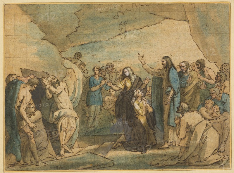 The Raising of Lazarus, 1780. Creator: Benjamin West.