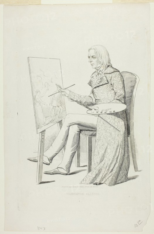 Washington Allston, 1843. Creator: David Claypoole Johnston.