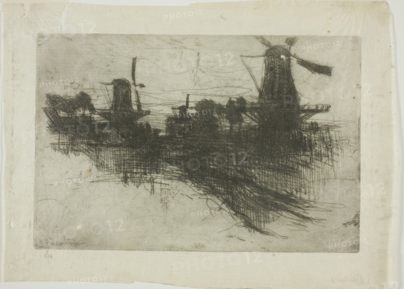 Evening, 1881. Creator: John Henry Twachtman.