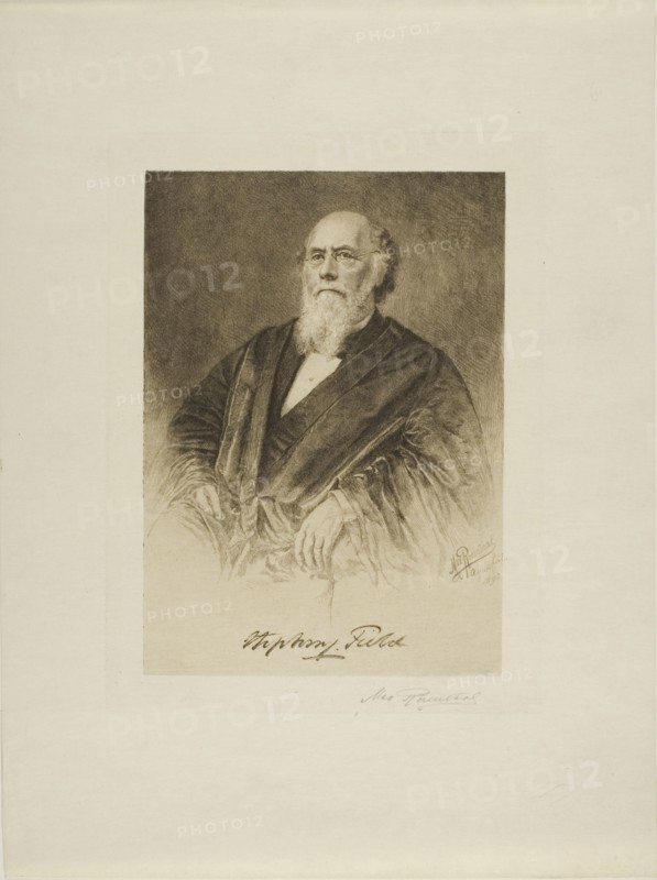 Portrait of Justice Stephen Field, 1890. Creator: Max Rosenthal.