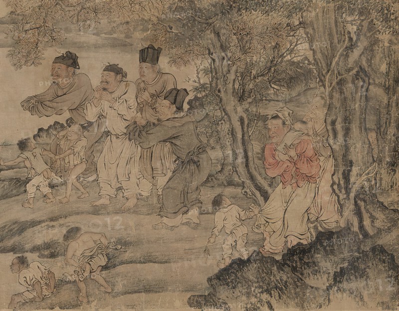 Yang Pu Moving His Family, Yuan dynasty (1279-1368). Creator: Unknown.
